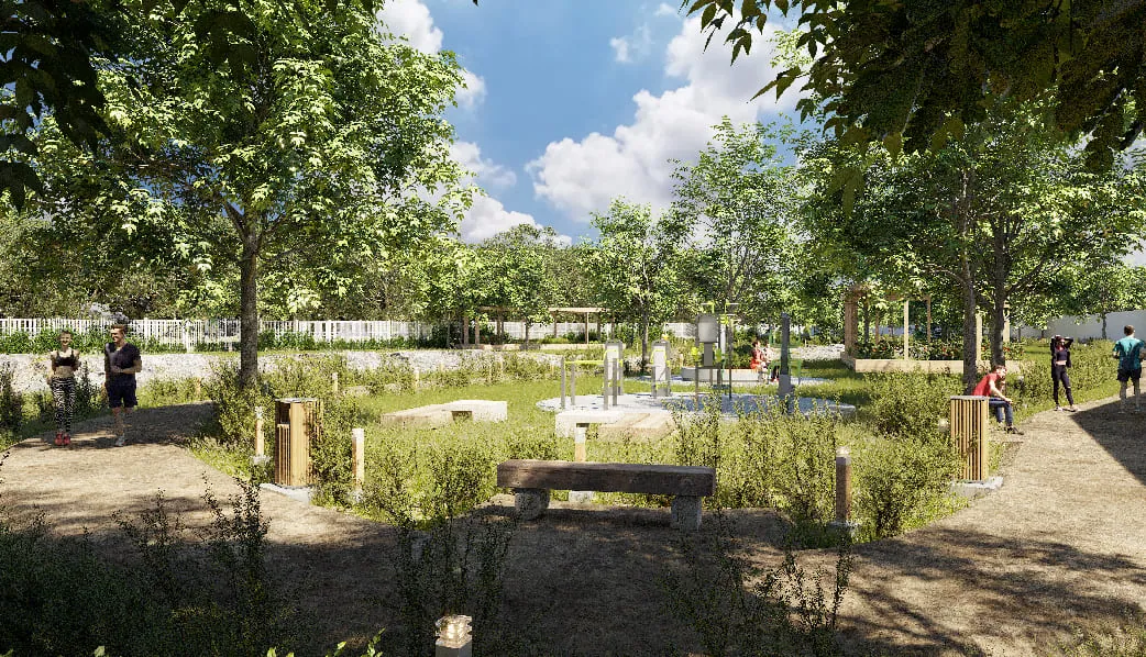 Jogging track Bosque Central