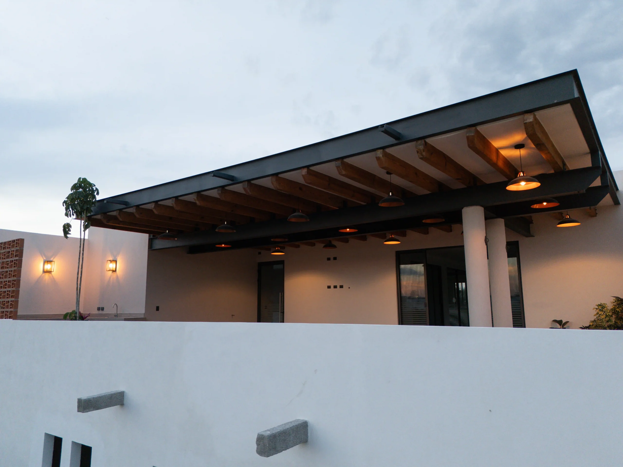 Progress on the Clubhouse at Bosque Central